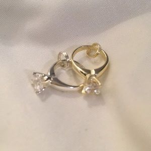 Set of mini rings charms